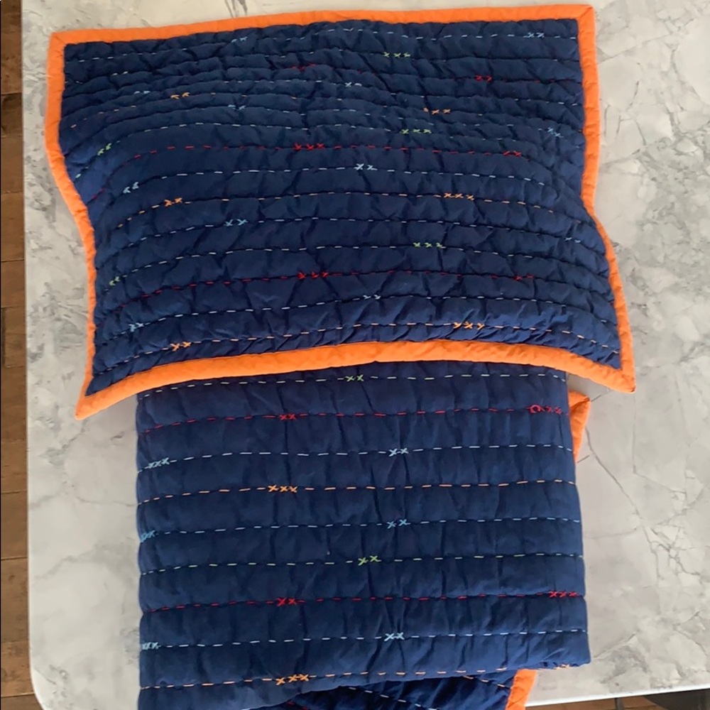 Pottery Barn Quilt and Sham